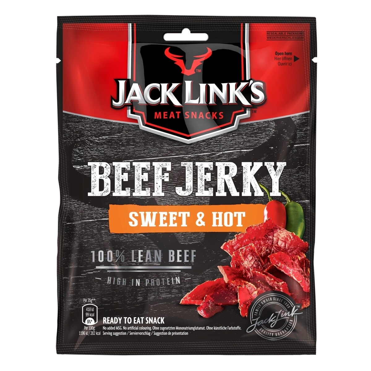 Suszona wołowina Jack Links Sweet&Hot New 70g (10000026206)