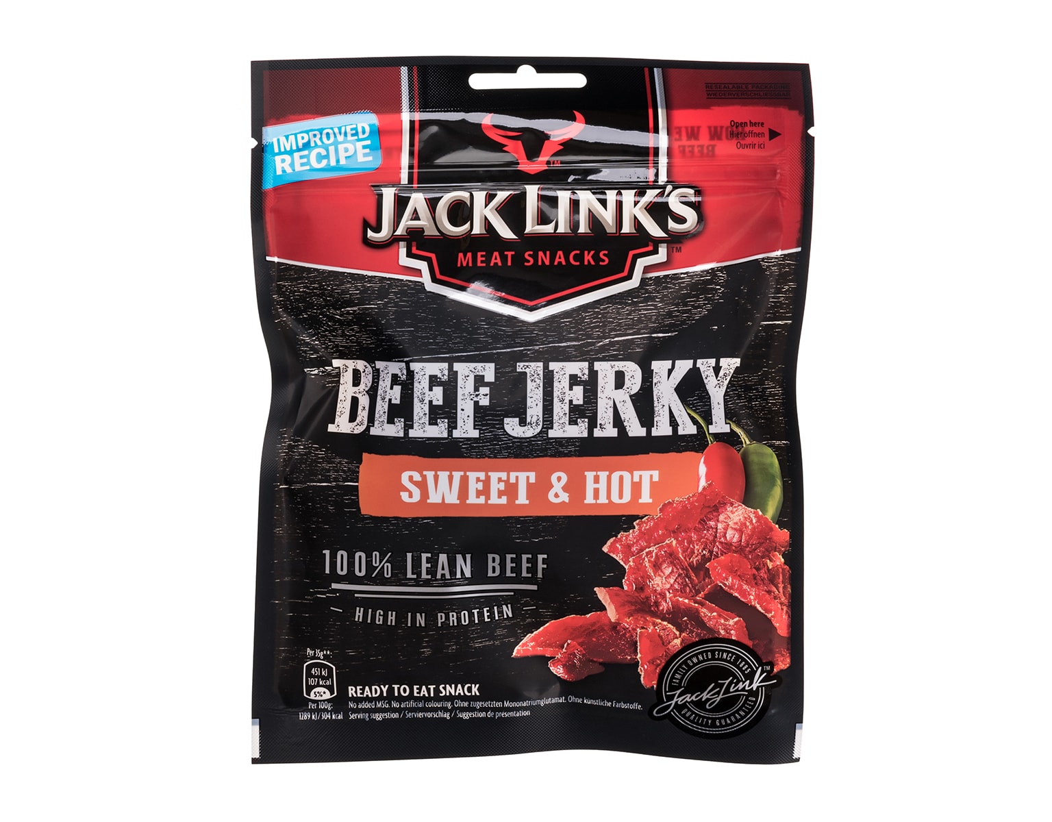 Suszona wołowina Jack Links Sweet&Hot New 70g (10000026206)